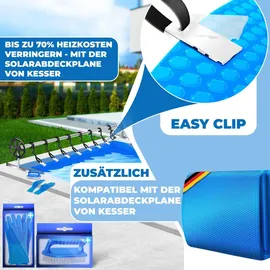 Kesser Premium Aufrollsystem schwarz 3 m - 5,70 m