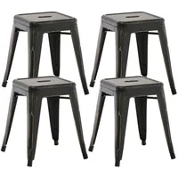 deluke Hocker FULDA Metall 40 x 46 x 40 cm Mehrfarbig