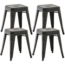 deluke Hocker FULDA Metall 40 x 46 x 40 cm Mehrfarbig