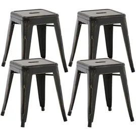 deluke Hocker FULDA Metall 40 x 46 x 40 cm Mehrfarbig