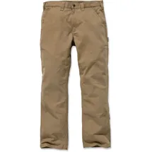 CARHARTT Washed Twill, Textilhose - Braun - W34/L34