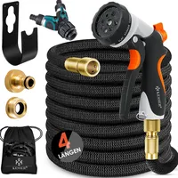 Kesser Premium Gartenschlauch 22,5 m schwarz 23517