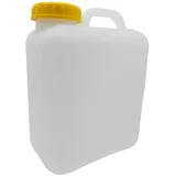 AnSa Weithalskanister 13 16 19 Liter Trinkwasser Camping Kanister | DIN 96 | Premium Wasserkanister | Wohnmobil Camping (19 Liter)