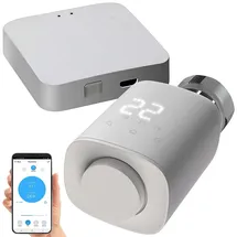 Revolt Programmierbares Heizkörper-Thermostat mit WLAN-Gateway und App