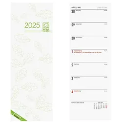 ZETTLER KALENDER Buchkalender Wochenvormerkbuch mit Steuerterminen 2025 beige