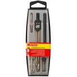 Herlitz Zirkelkasten 5-teilig Schwarz