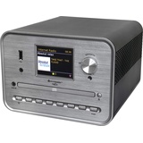 Soundmaster ICD1050SW CD-Player Silber Internetradio, WLAN, USB, Inkl. Lautsprechern