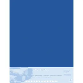 Clairefontaine Zeichenpapier Pastelmat 70 x 100 cm 5 Bl Dunkelblau