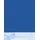 Clairefontaine Zeichenpapier Pastelmat 70 x 100 cm 5 Bl Dunkelblau