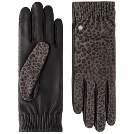 Roeckl Regular Fit Handschuhe aus echtem Leder Modell 'Serengeti', Mittelgrau, 6,5