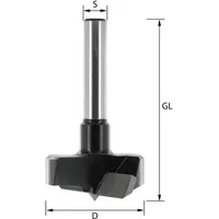 Edessö Forstnerbohrer WS- (Werkzeugstahl) Durchmesser 10 mm Z=2+2
