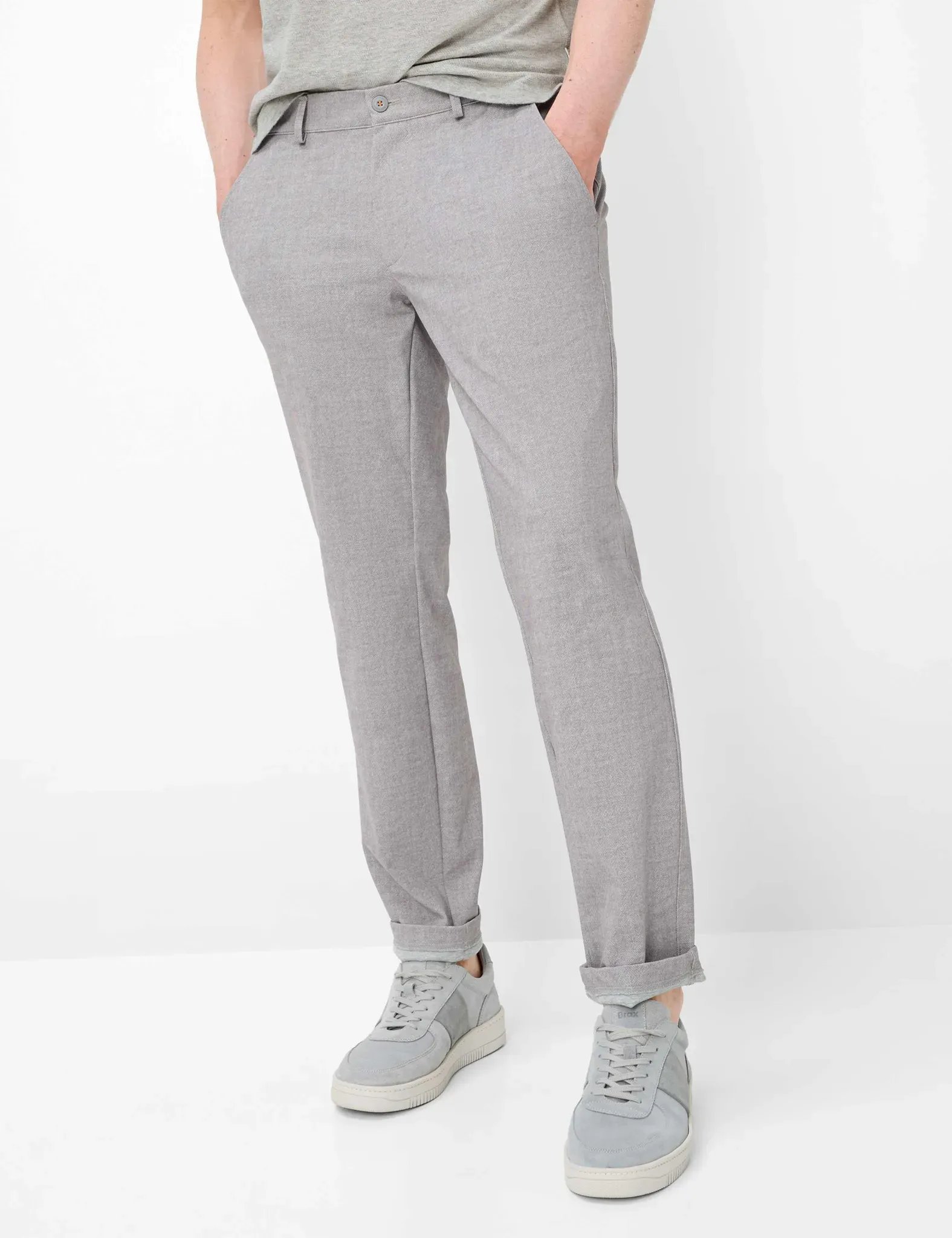 Eurex by Brax Herren Chino Style THILO ITALIAN GREY, grau, Gr. 30