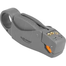 DeLock Abisolierwerkzeug für Koaxialkabel mit 3 Klingen