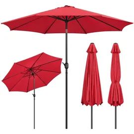 Yaheetech Ø 300 cm Rot