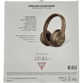 GUESS Guess, Kabelloses Bluetooth 5.3 Headset Classic mit Logo, Braun - Braun
