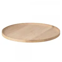 BLOMUS Tablett Oku Ø 25 cm Holz Braun S (Small)