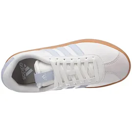 adidas VL Court 3.0 Damen Weite E core White/Halo Blue/Gum 3 43 1/3