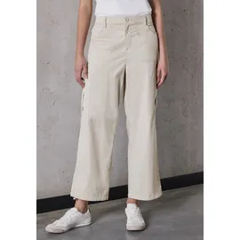 street one studio Paperbag-Hose High Waist Beige 46