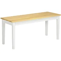 Homcom Sitzbank Holzbank Mehrfarbig 102 x 36 x 45 cm
