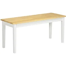 Homcom Sitzbank Holzbank Mehrfarbig 102 x 36 x 45 cm