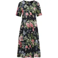 GOLDNER Sommerkleid Blau Floral 48