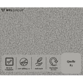 WFL GROUP Boxspringbett mit Bettkasten – Polsterbett 160 x 200 cm mit H4 Taschenfederkern Matratze & 5 cm Topper – Stauraumbett mit hohem Kopftei... - Hellgrau,