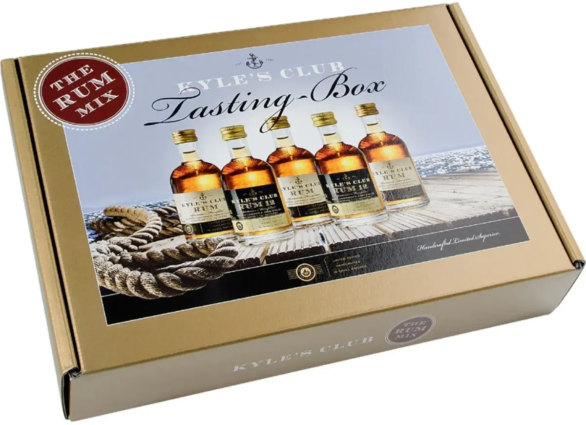 Kyle`s Club RUM Tasting-Set 5 Flaschen 40% vol. 5 x 0,05 l