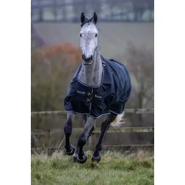 Bucas Trot Turnout Weidedecke Black/White 130
