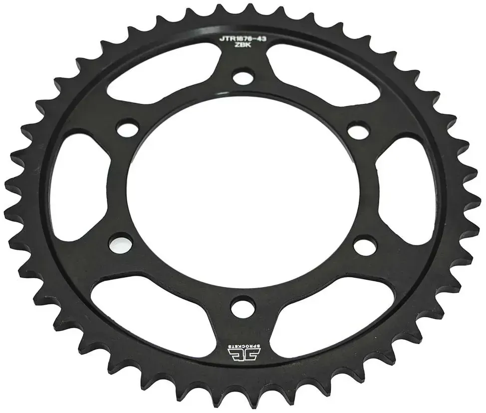 Jt Sprockets 525 Jtr1876.43zbk Steel Hinterradritzel - Black - 43t