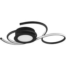 Trio Lighting Jive 1-flg. Metall Schwarz matt