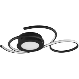 Trio Lighting Jive 1-flg. Metall Schwarz matt
