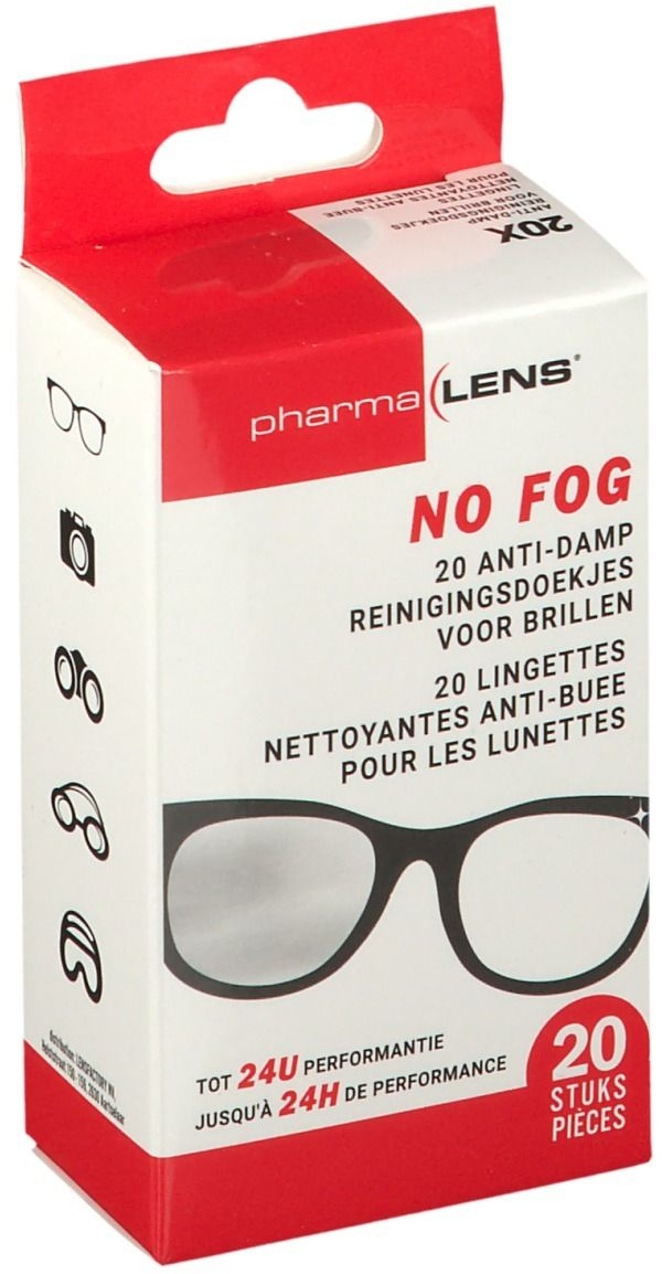 Pharma Lens® Anti-Beschlag Reinigungstücher