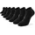 Lenz Duos Sneakersocken 7er Pack Schwarz 43-46