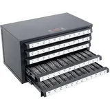 Vevor Schneidbohrer-Organizer 5 Schubladen 60 Fächer Grau