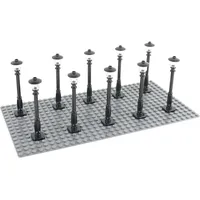 LEGO LEGO® Straßenlaternen Laternenpfahl Schwarz - 11062 NEU! Menge