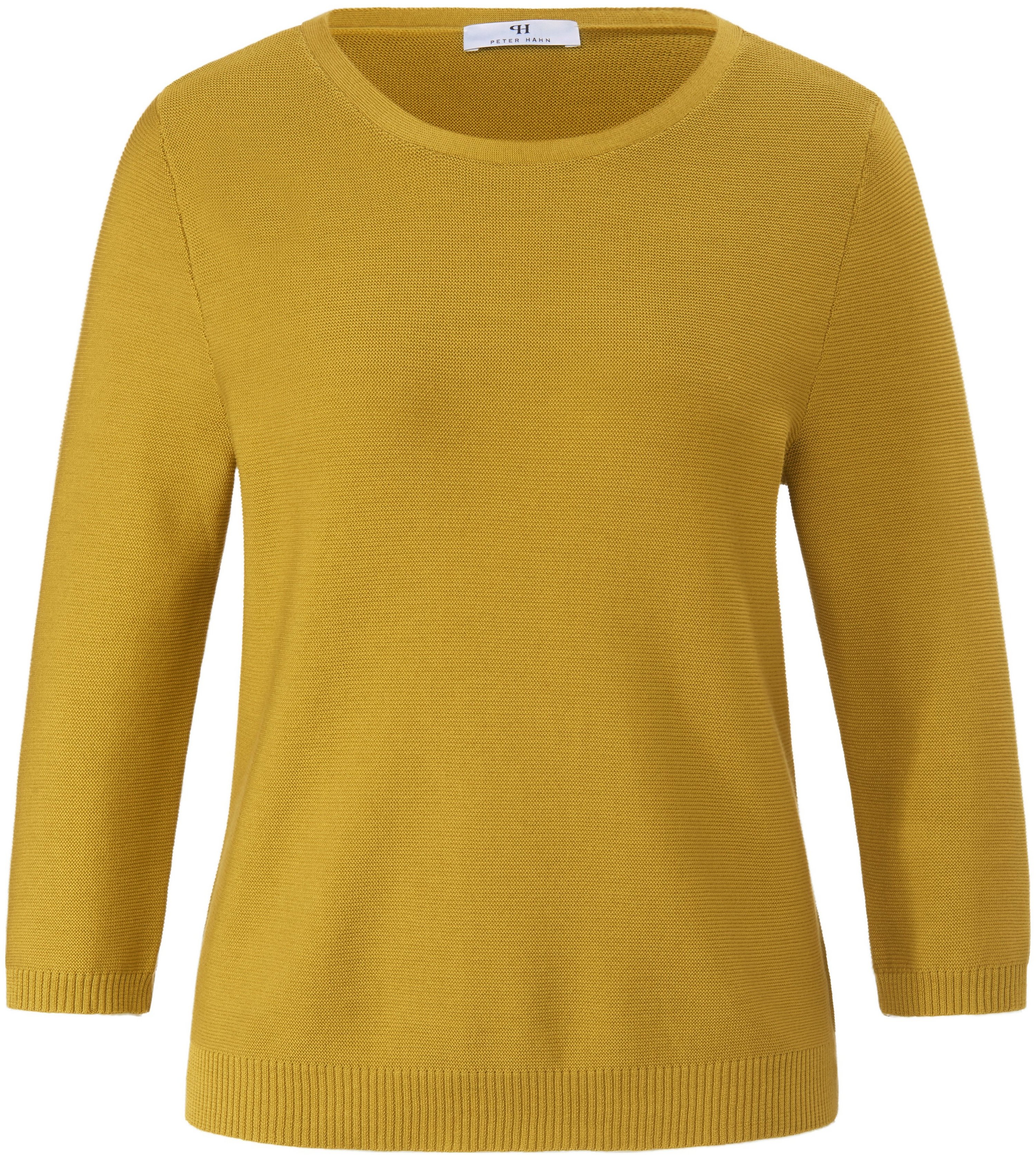 Le pull manches 3/4 100% coton  Peter Hahn vert