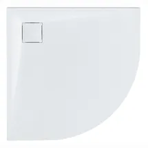 Beliani Duschwanne PARON 90 x 90 x 3 cm Weiß