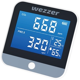 Levenhuk Wezzer Air PRO DM30 Luftqualitätsmonitor, Thermometer, Hygrometer,