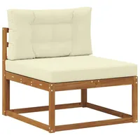 vidaXL Mittelsofa Outdoor Massivholz Akazie braun