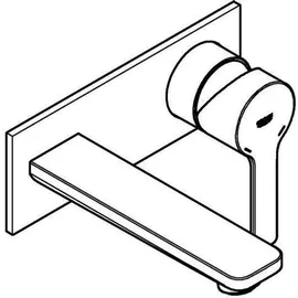 Grohe Lineare Einhandmischer Hard Graphite