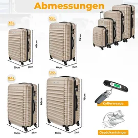 Kesser Koffer-Set 4-tlg. beige