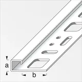 Alfer Quadrat-Profil 1 m, 8 x 20 mm Edelstahl