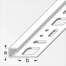 Alfer Quadrat-Profil 1 m, 8 x 20 mm Edelstahl