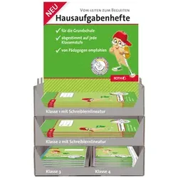 ROTH Hausaufgabenheft sortiert 89256 im Display