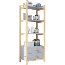 stilvora Bücherregal 70 x 44 x 180 cm Blau