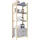 stilvora Bücherregal 70 x 44 x 180 cm Blau