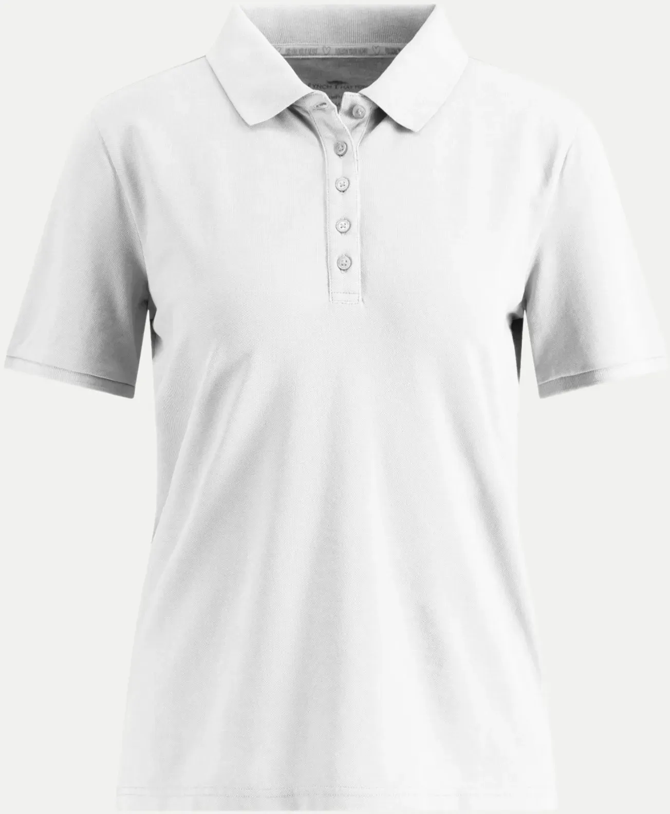 POLOSHIRT 1/2 PIQUE Weiß L