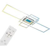 Briloner - LED Deckenlampe LED Deckenleuchte Infinity Mirror Tunneleffekt, Wohnzimmer
