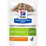 Hill's 48 x 85g Metabolic Hill's Prescription Diet Katzenfutter nass