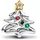 Pandora Weihnachtsbaum Charm Silber rot 764248C01